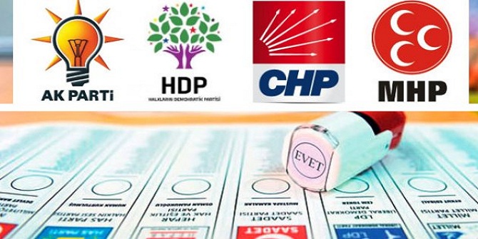  Anayasa referandumunda hangi partiler "Evet", hangi partiler "Hayır" diyecek