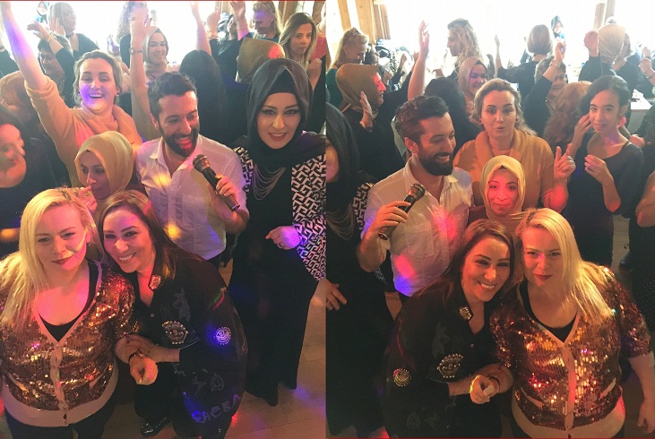 200 KADINLA BİRLİKTE EĞLENDİ