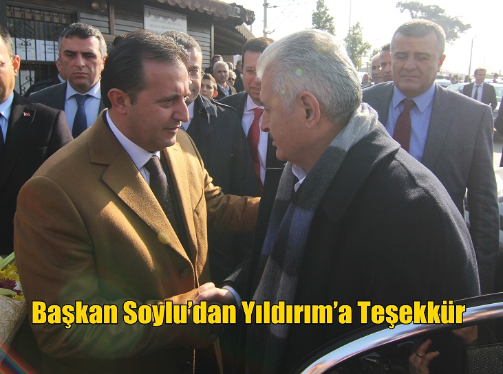 Başkan Soylu’dan Yıldırım’a Teşekkür