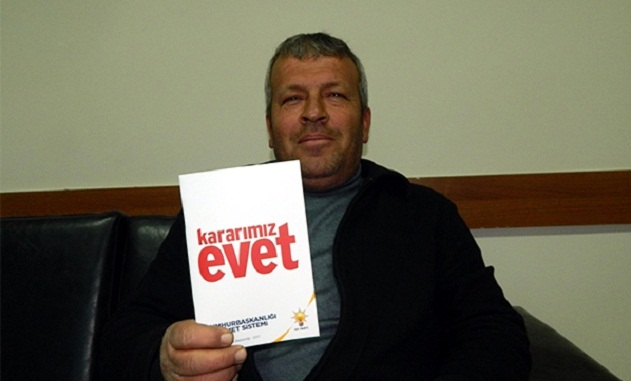 Referandumda 'evet' demek için CHP'den istifa etti