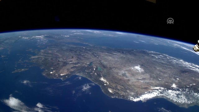 Nasa Astronotu uzaydan Türkiye'nin fotoğraflarını çekti