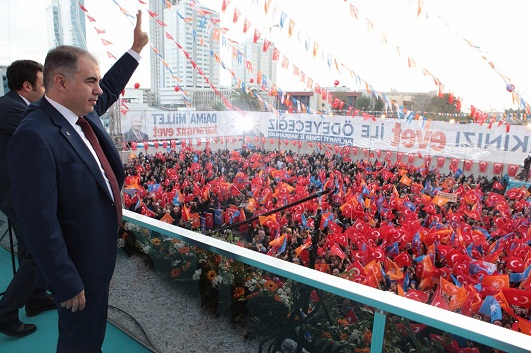 Delican “Tek seçenek var: Güçlü Türkiye’nin inşası…”