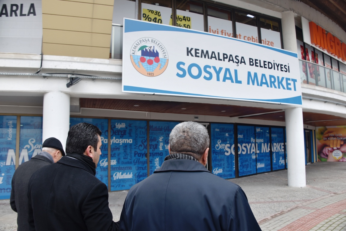 TÜRKİYE’NİN EN BÜYÜK SOSYAL MARKET’İ KEMALPAŞA’DA
