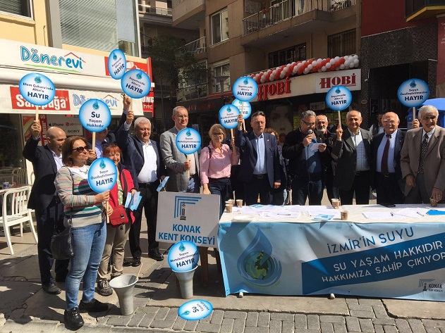 Konak Kent Konseyi,“Su yaşam hakkıdır!”