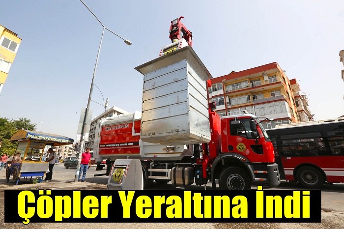BUCA'DA Çöpler Yeraltına İndi