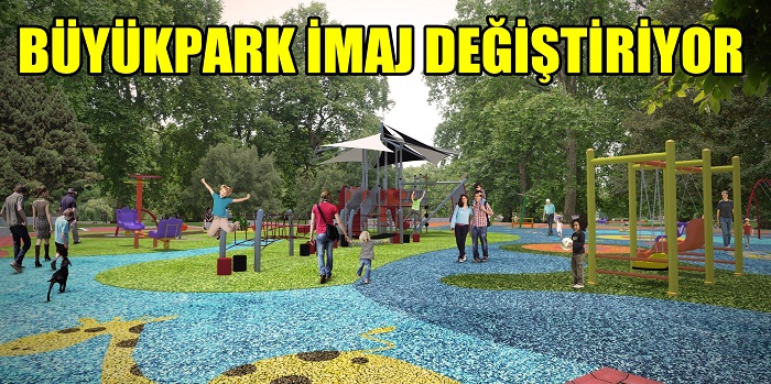 Bornova Büyük Park Yenileniyor