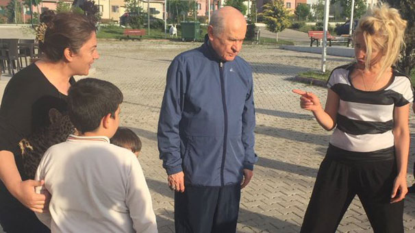 Devlet Bahçeli spor yaparken böyle görüntülendi