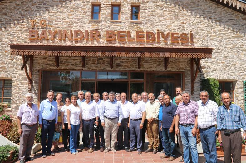 rnCHP VEKİLLERİ YANGIN BÖLGESİNDE
