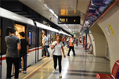 Ve şimdi sıra Narlıdere metrosunda