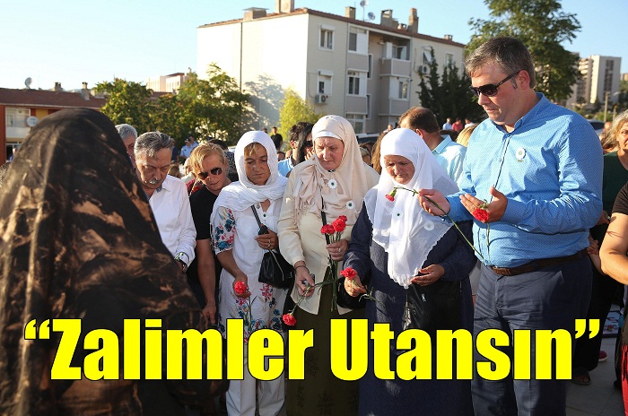 “Zalimler utansın”