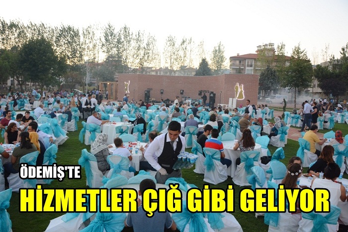 ÖDEMİŞTE AK HİZMETLER ÇIĞ GİBİ GELİYOR
