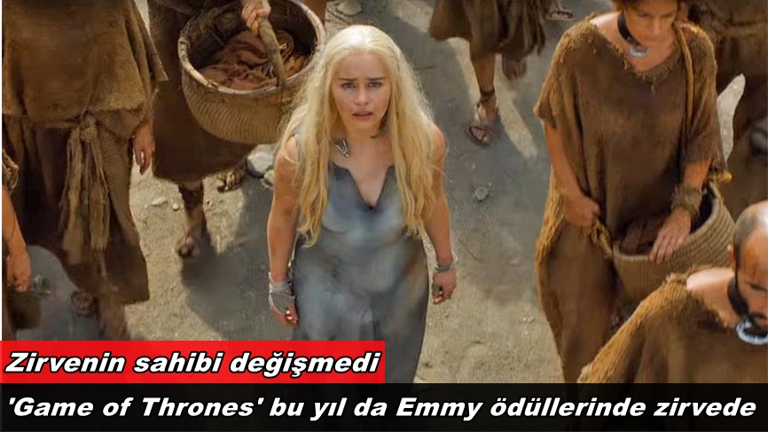 'Game of Thrones' bu yıl da Emmy ödüllerinde zirvede