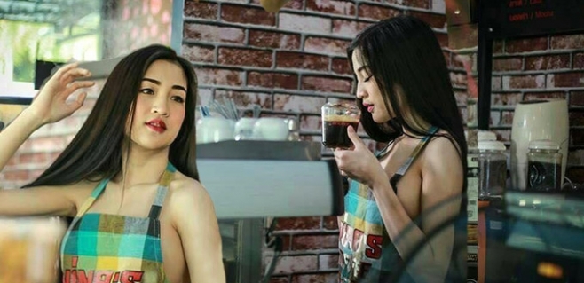 Dükkanına müşteri çekmek için çıplak garson kullanan adam tutuklandı!