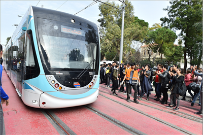 Konak’ta “tramvay” heyecanı