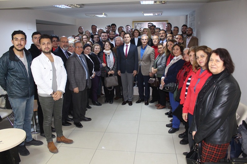 KARŞIYAKA'DAN YÜCEL’E HAYIRLI OLSUN ZİYARETİ