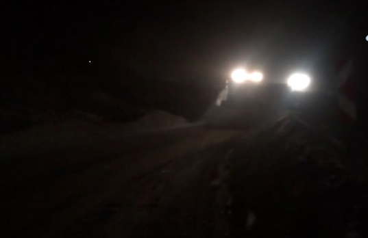 Ardahan-Şavşat Karayoluna Çığ Düştü